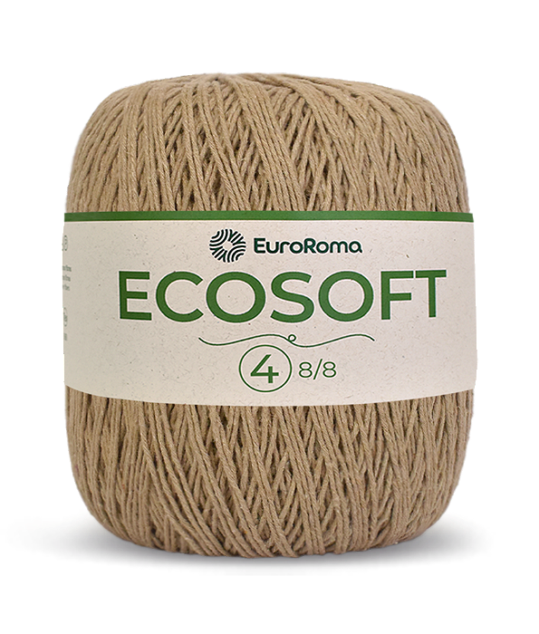 Barbante Ecosoft 4 EuroRoma 1110 Bege