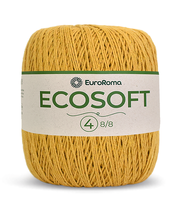 Barbante Ecosoft 4 EuroRoma 470 Mostarda