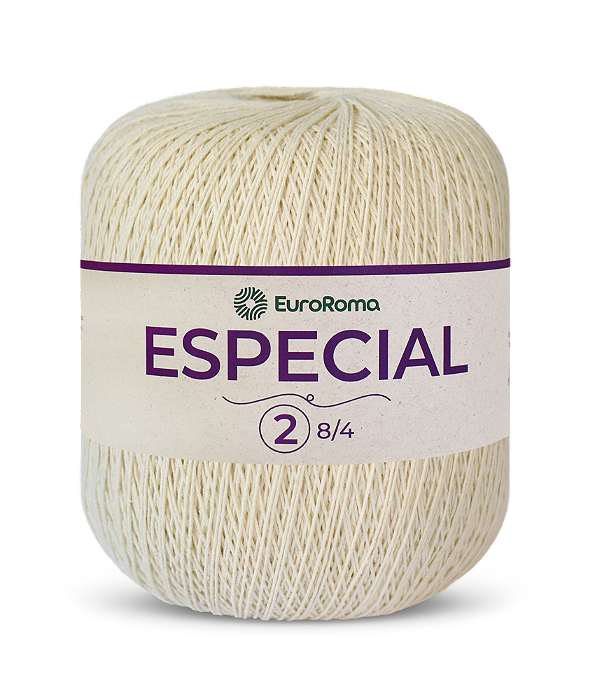 Barbante Especial 2 8/4 EuroRoma Cor 100 Cru
