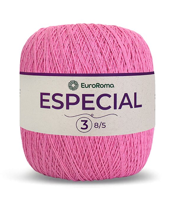 Barbante Especial 3 8/5 EuroRoma Cor 500 Rosa
