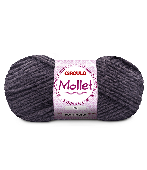 Lã Mollet 100g Círculo 200m Cor 6021 Tempestade