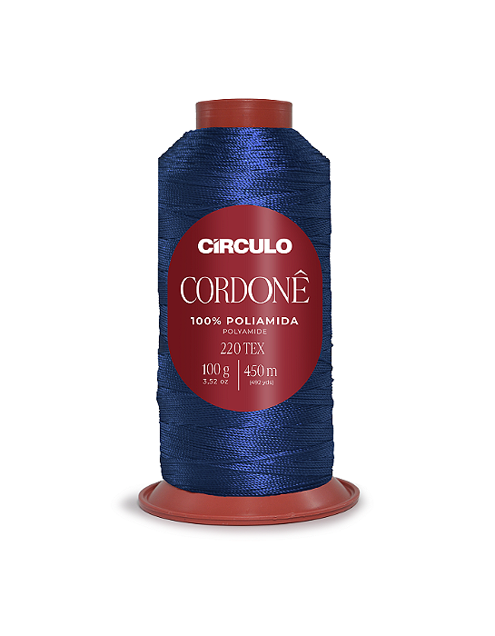 Fio Cordone 100% Poliamida Circulo 2745 Meia noite