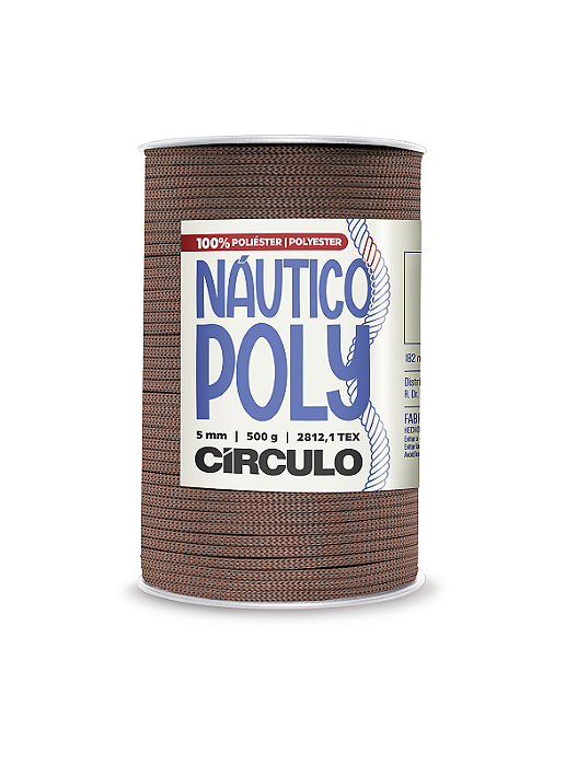 Fio Náutico Poly 5mm Círculo Cor 3201 Camafeu