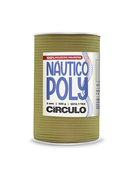 Fio Náutico Poly 5mm Círculo Cor 7625 Castanho