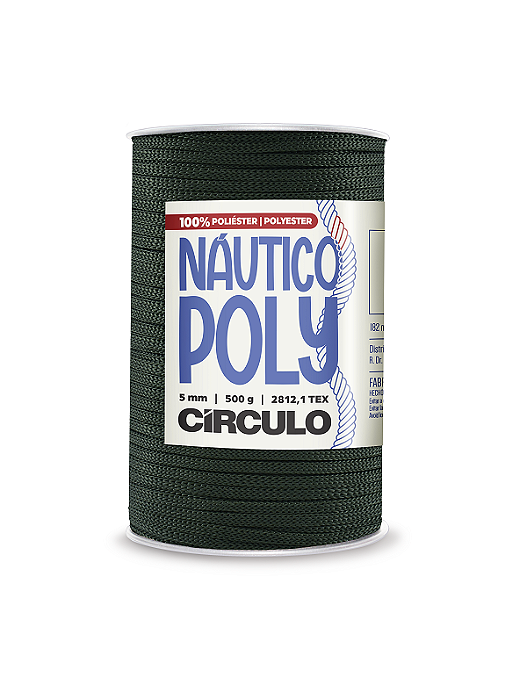 Fio Náutico Poly 5mm Círculo Cor 5398 Musgo