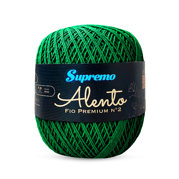 Fio Premium n 2 Alento Supremo Verde Bandeira 390