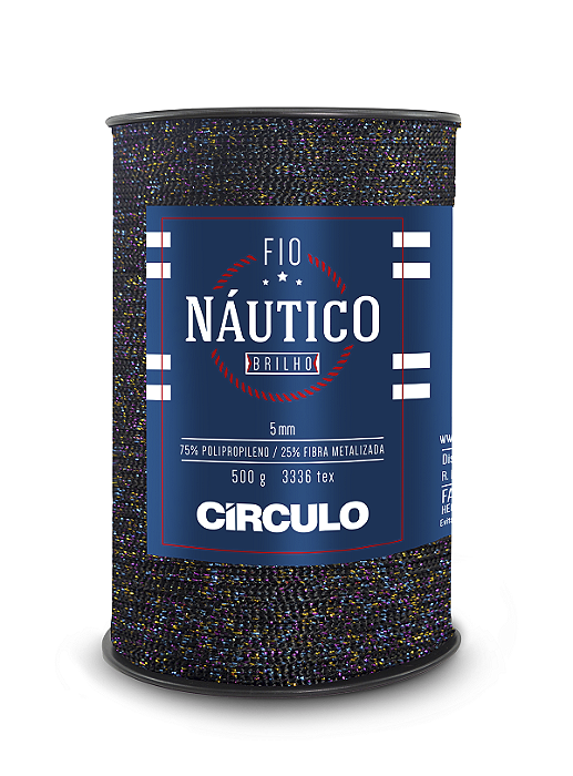 Fio Náutico Brilho 5mm Círculo Cor 8325 Galaxia