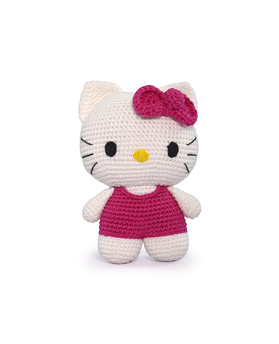 Kit Amigurumi Coleção Hello Kitty Look Rosa