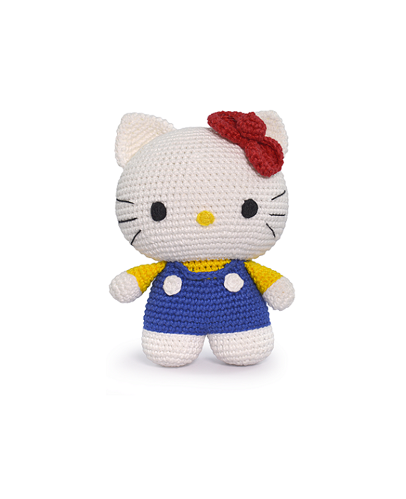 Kit Amigurumi Coleção Hello Kitty Blusa Amarela