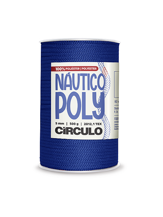 Fio Náutico Poly 5mm Círculo Cor 2829 Azul Bic