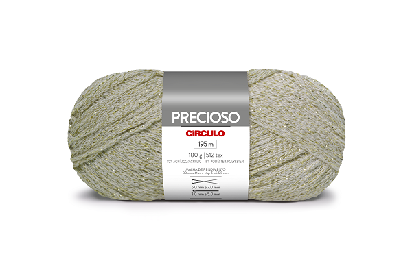 Fio Precioso 100g Circulo 195m Cor 1719 Creme de Manteiga