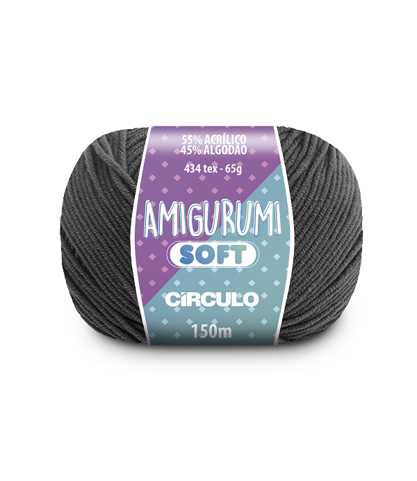 Linha Amigurumi Soft Círculo 150m Cor 8069 Matrix
