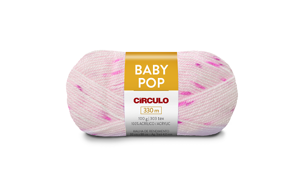 Lã Baby Pop 100g Circulo 8032 Jasmim