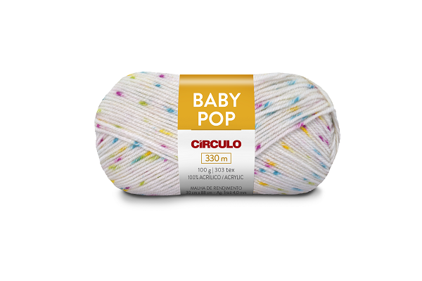 Lã Baby Pop 100g Circulo 8036 Fantasia