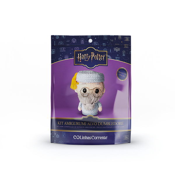 Kit Amigurumi Coleção Harry Potter - Dumbledore