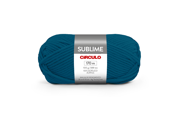 Lã Sublime 100g 170m Circulo 2931 Nautico