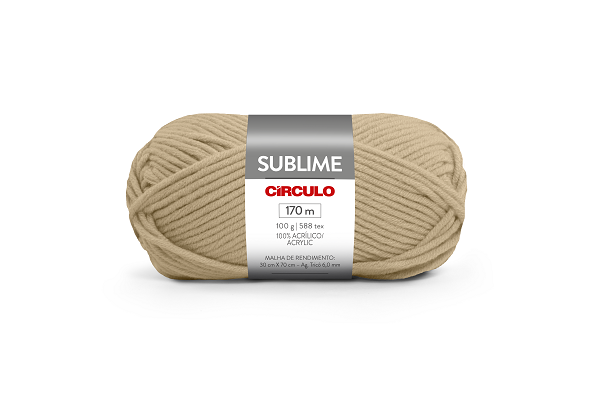 Lã Sublime 100g 170m Circulo 7684 Natural