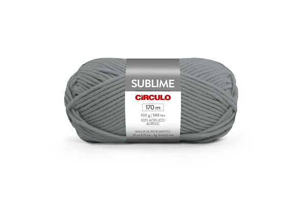Lã Sublime 100g 170m Circulo 700 Aluminio
