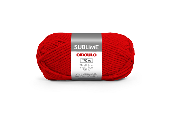 Lã Sublime 100g 170m Circulo 3635 Paixao
