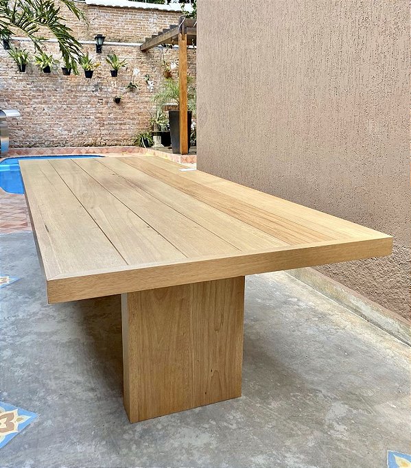 Mesa de Jantar Madero 2.40x1.00 - Breton (Mostruário de Loja)