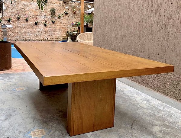 Mesa de Jantar Madero 2.40x1.20 - Breton (Mostruário de Loja)