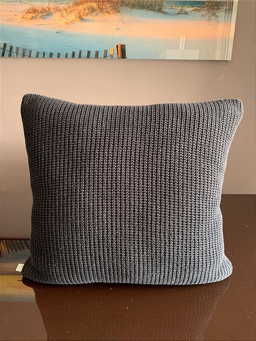 Almofada Pérola em Tricot 50x50 - Codex Home (Apartamento Decorado)