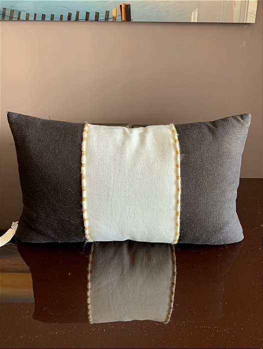 Almofada 3 Pontos Cordão e Lã 50x30 - Codex Home (Apartamento Decorado)