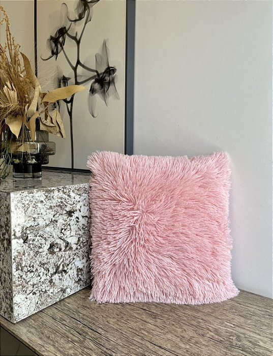 Almofada Inspire Pêlo Anouk 45x45 - Leroy Merlin (Apartamento Decorado)