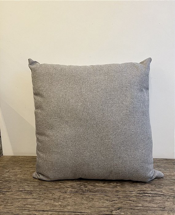 Almofada Lisa em Linho 55x55 - Artesanal (Apartamento Decorado)