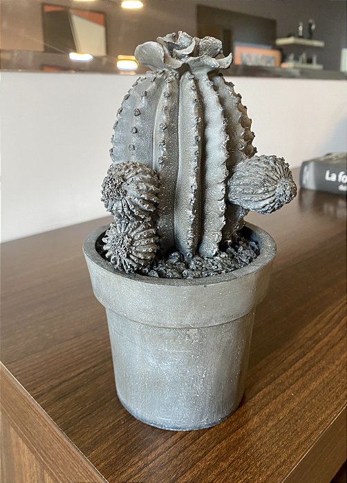 Enfeite Cactus em Resina - BTC (Apartamento Decorado)