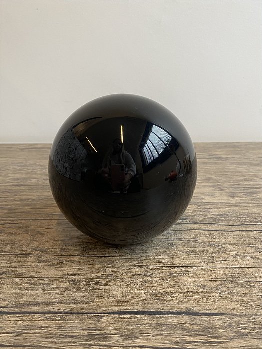 Enfeite Bola em Vidro - Artesanal (Apartamento Decorado)