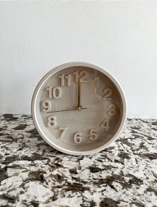 Relógio Despertador Fine Marble - Dona Lia (Apartamento Decorado)