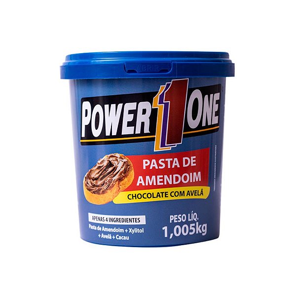 Pasta Amendoim Chocolate com Avelã 1,05kg - Power One