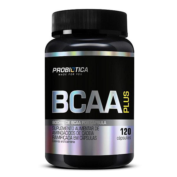 BCAA Plus 800mg 120 cáps - Probiótica