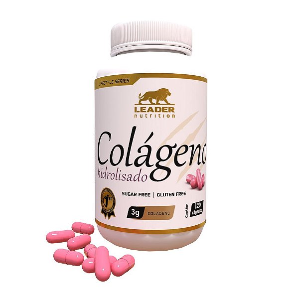 Colágeno Hidrolisado 120 cáps - Leader Nutrition