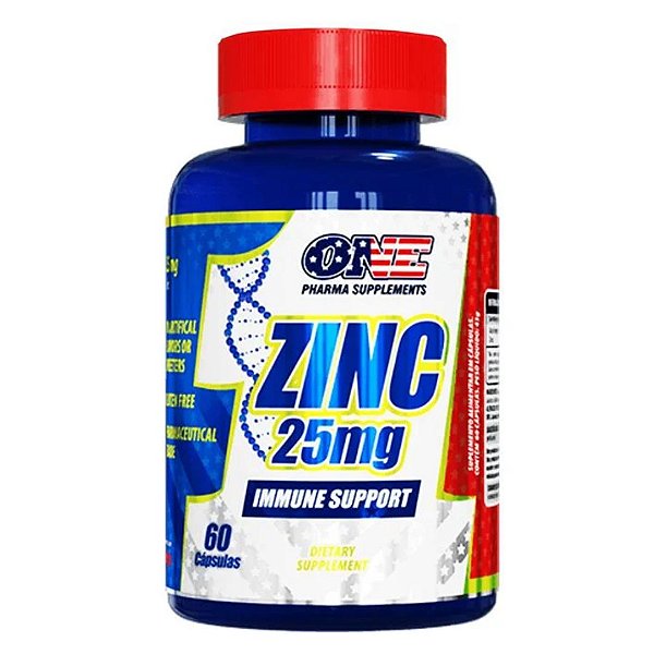 Zinc 25mg 60 cáps - One Pharma