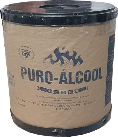 ÁLCOOL GEL 80° ACEND. PURO-ALCOOL 10KG