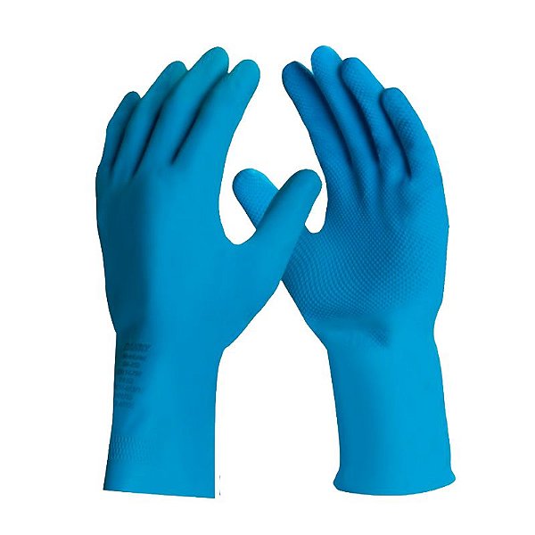 LUVA P/LIMP DANNY SILVER GRIP AZUL M