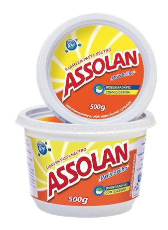 PASTA PARA BRILHO ASSOLAN 500 GR