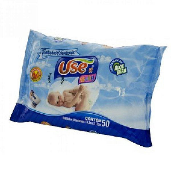 TOALHA UMEDECIDA USE C/50UND