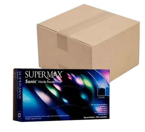 LUVA DE PROC. NITRILICA SONIC SUPERMAX G