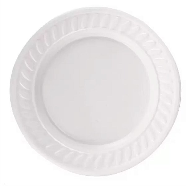 PRATO DESCARTAVEL FONPLAST RASO 21 CM C/10 - FONPLAST