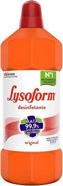 DESINFETANTE LYSOFORM BRUTO 1L - CAIXA C/ 12