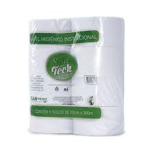 PAPEL HIG. INST 8X250 SANTECK CELULOSE