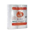 PAPEL HIGIENICO INSTITUCIONAL 8X300 SANTECK CELULOSE