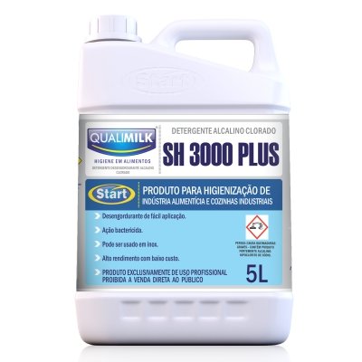 SH 3000 Plus - Detergente Alcalino Clorado 5l- Start