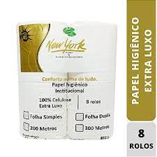 PAPEL HIGIENICO INSTITUCIONAL 8X200 NEWYORK CELULOSE