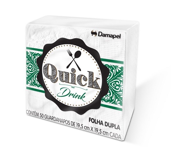 GUARDANPO QUICK F.D 19,5X19,5 CM C/50 DRINK C/25