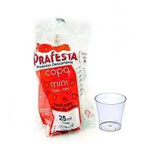 COPO MINI 10ML CRISTAL C/20 PRAFESTA (8660)