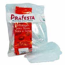 EMBALAGEM MINI FATIA DE BOLO C/10 PRAFESTA (9104)